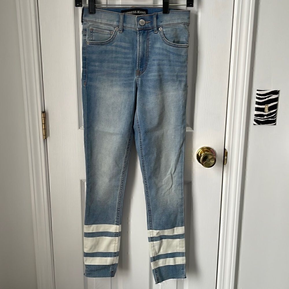 High rise Express jean legging
